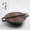 [新品]炊大皇厚铸铁锅双耳炒锅生铁锅36cm无涂层炒菜锅加厚电磁炉通用