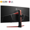 LG 34UC89G-B 34英寸21:9曲面超宽屏144Hz刷新G-Sync IPS 升降底座低闪屏滤蓝光LED背光电竞游戏吃鸡显示器