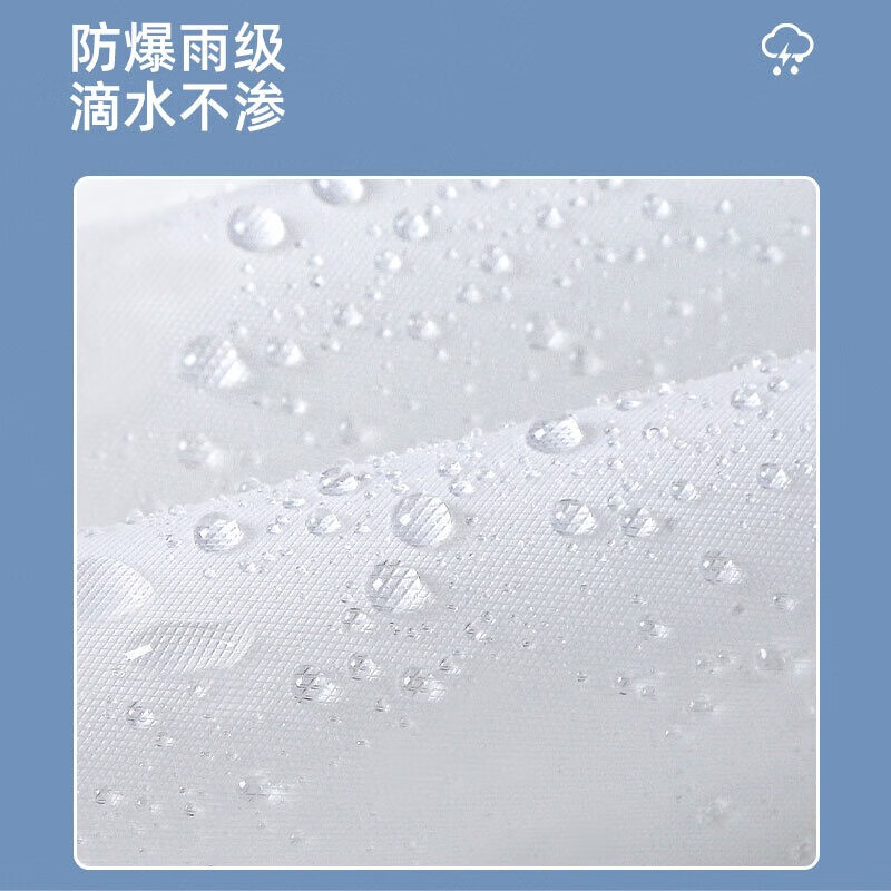 秦泰(Cqint) QTYY1 一次性雨衣 通用均码 白色高清大图