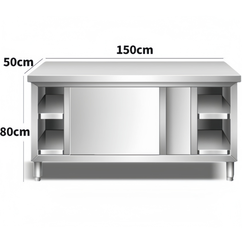 依韵珂不锈钢操作台150*50*80cm台