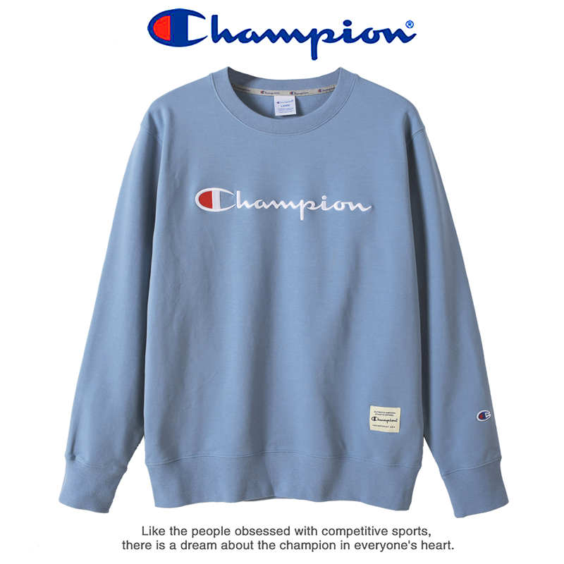 Champion 冠军情侣款连帽卫衣经典款小C LOGO刺绣连帽衫男女