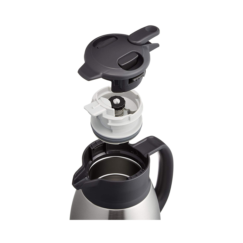 【海外原装】象印(ZOJIRUSHI) 304不锈钢真空保温杯保温壶通用SH-HB15-XA 1.5L 银灰色