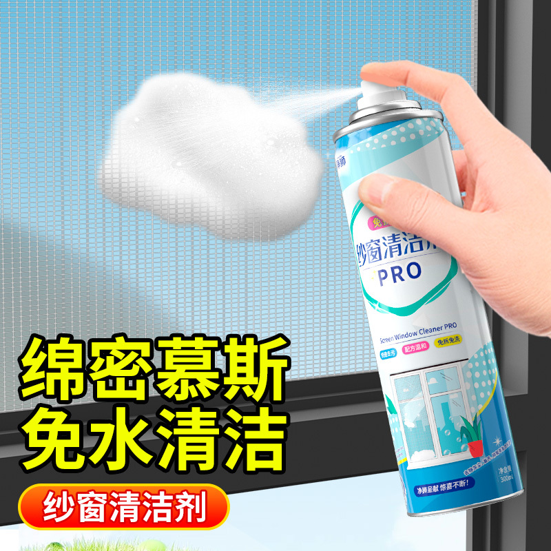 净狮(CLEALION) 纱窗清洁剂300ml*2瓶装