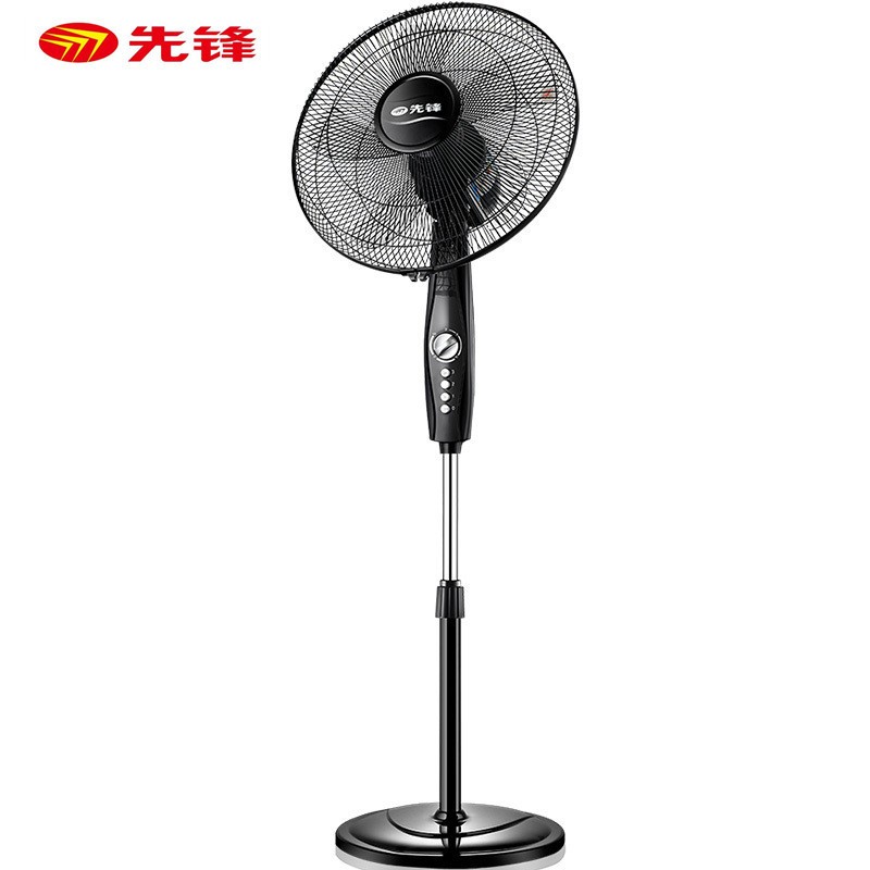 黑色带定时款 先锋(SINGFUN)电风扇/家用落地扇/大风力电扇/DLD-D15叶机械摇头风大 黑色带定时款