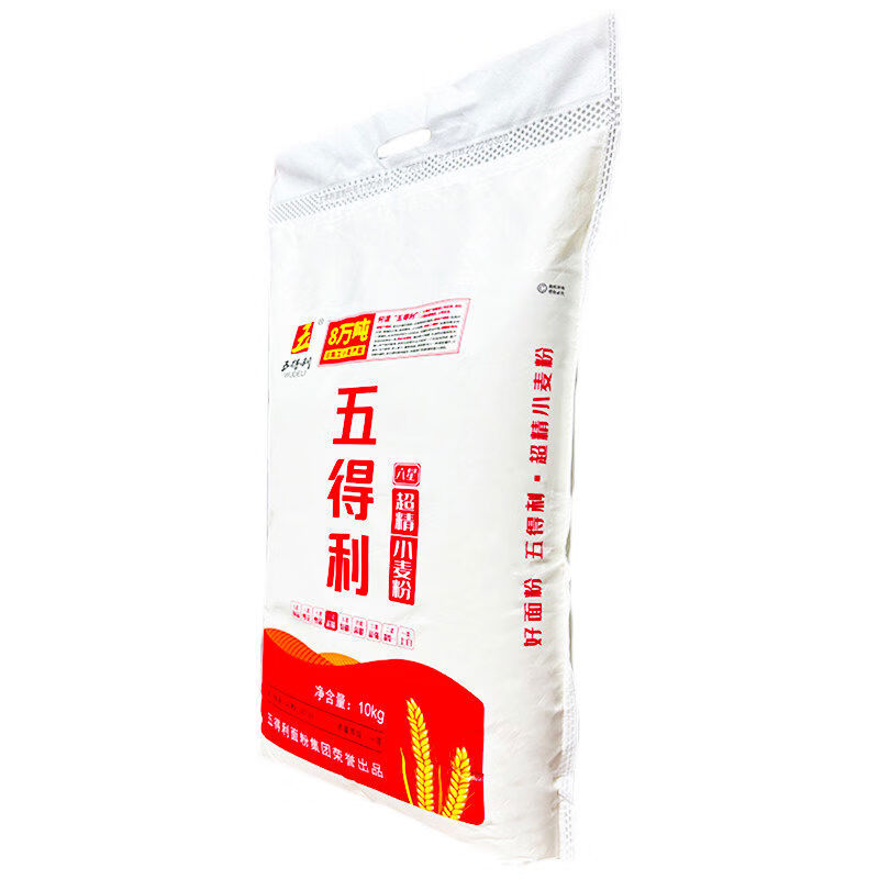 五得利 面粉 通用面粉 六星超精10kg*1袋高清大图