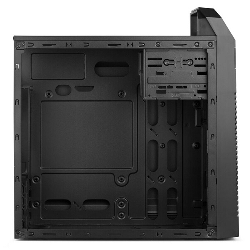 攀升 intel酷睿I3 10100/H410/8GB/240GB 九代主机台式电脑+1TB 西数硬盘+21英寸显示器