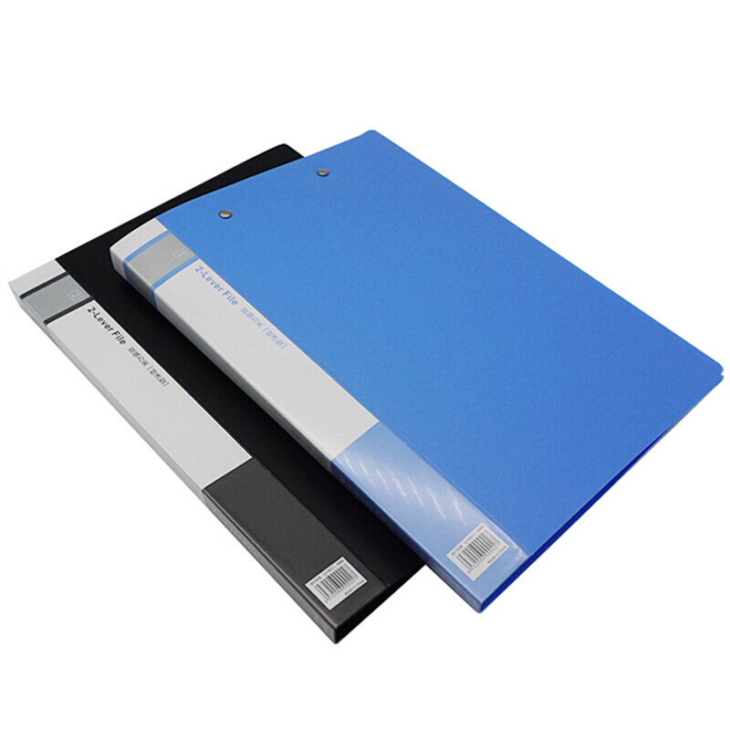 欧标 经济型双强力夹 B1923 A4 背宽18mm 48.7*31cm PP料 蓝色 单位:个