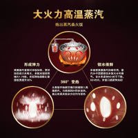 苏泊尔(SUPOR)CFXB40HK9-160电饭煲IH电磁加热 智能WIFI智能控制4L立体钛金球釜 合金内胆预约功能