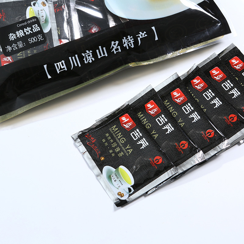明芽苦荞茶四川大凉山正品黑珍珠黑苦荞茶苦荞麦花草茶花茶大礼包500g