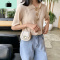 迷你小包包2020新款潮女斜挎夏天零钱包网红百搭单肩链条包马鞍包NEW LAKE女士单肩包