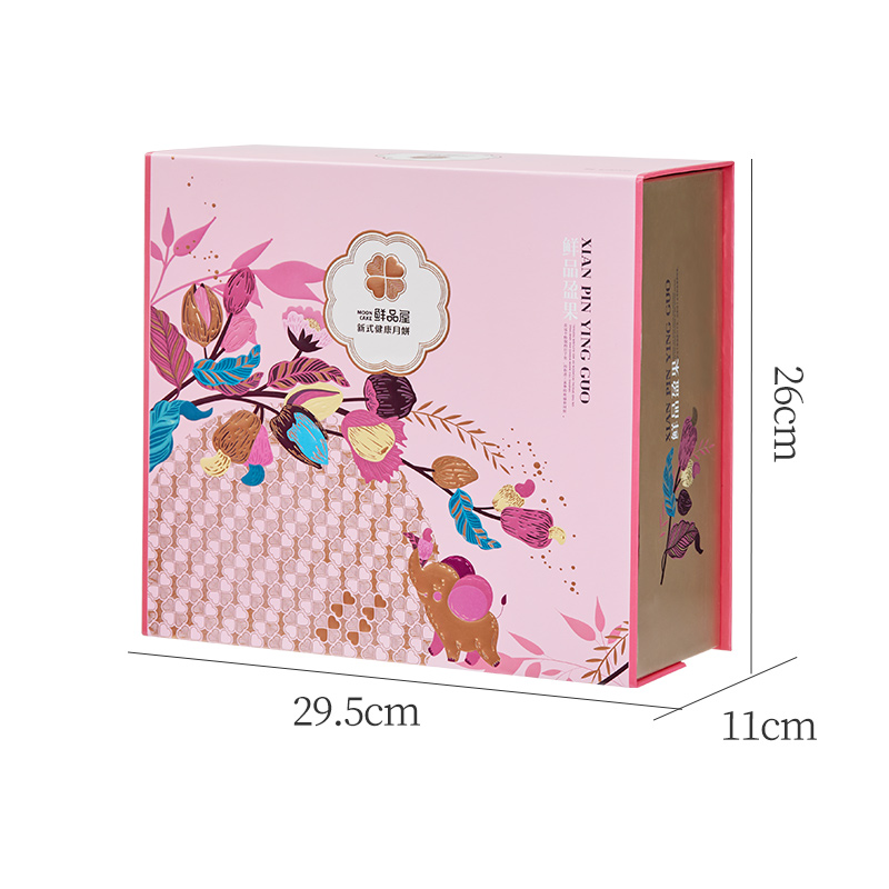 鲜品屋-865g鲜品盈果月饼礼盒中秋礼盒臻味出品高清大图