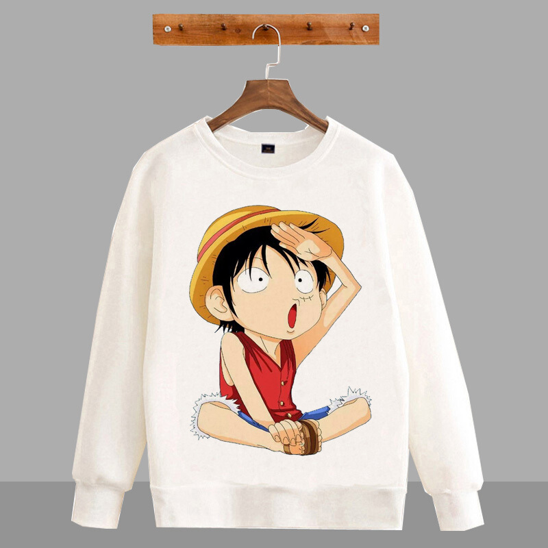 迪鲁奥(diluao)秋冬上新海贼王卫衣男长袖秋冬款路飞乔巴动漫周边