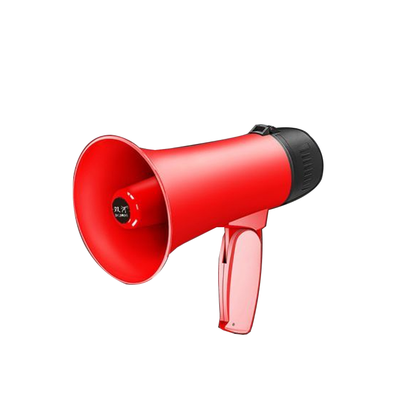 双河大功率手持录音喊话器可充电扩音器喇叭 HM-135R黑红 标配