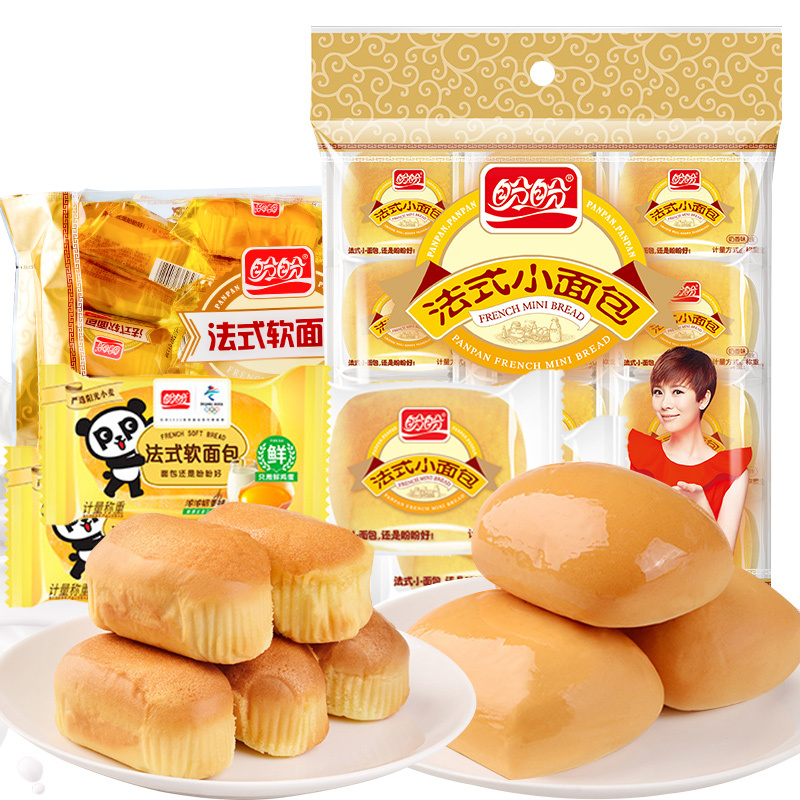 盼盼法式小面包休闲零食奶香味蛋糕早餐代餐儿童点心面包 440g *2袋