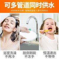 志高(CHIGO)ZG-Z1即热式电热水器家用卫生间洗澡免储水速热小型 银色+上安装 银色+上门安装