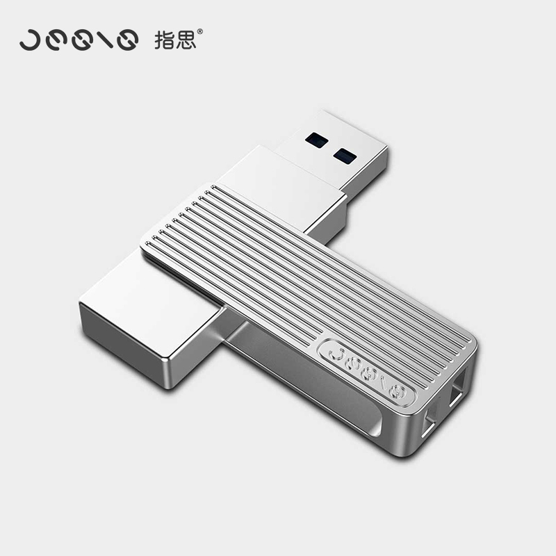 联想指思(Jesis) 64G金属优盘USB3.1闪存盘高速商务 U盘T1便携金属抗压车载U盘