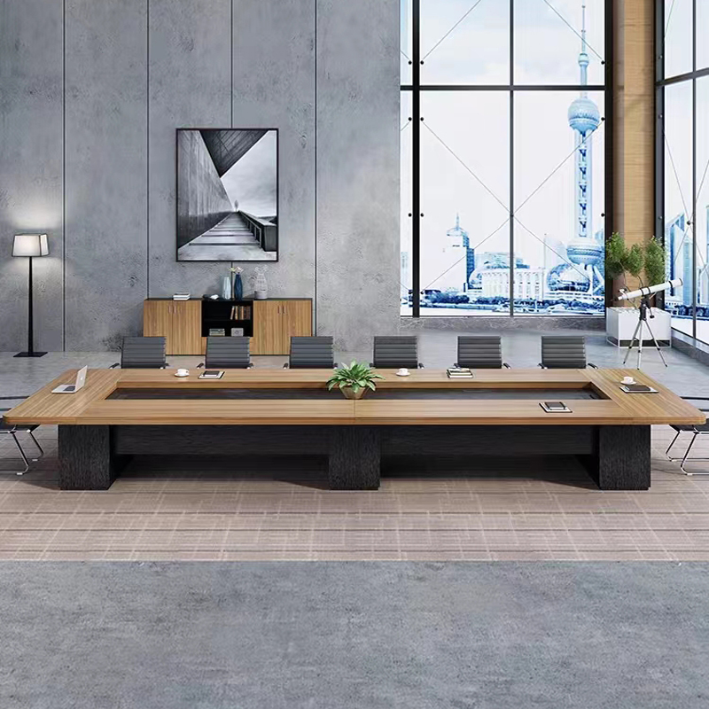 繁石榴H1003款8000*2400*750型号办公室会议桌