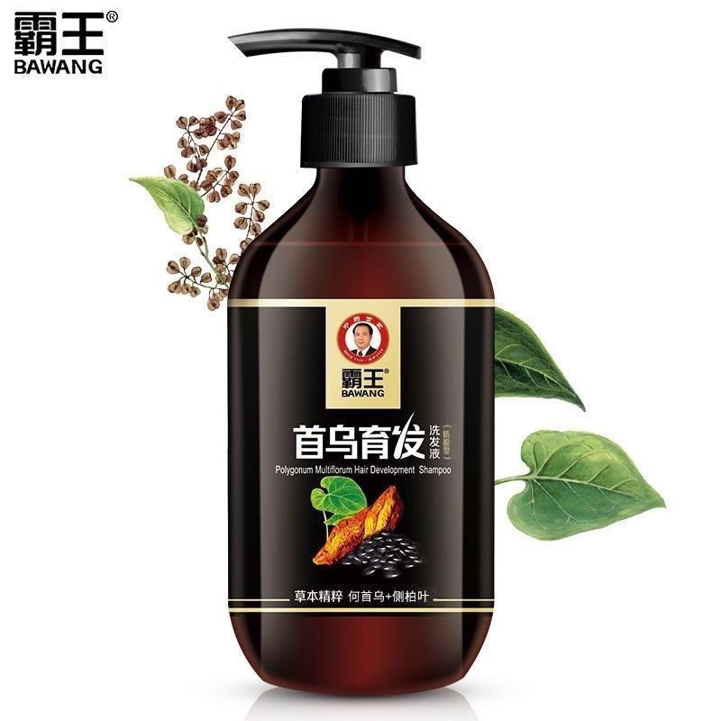 霸王防脱固发洗发水何首乌养发正品牌改善防掉发强根健发黑润亮泽480ml*3瓶高清大图