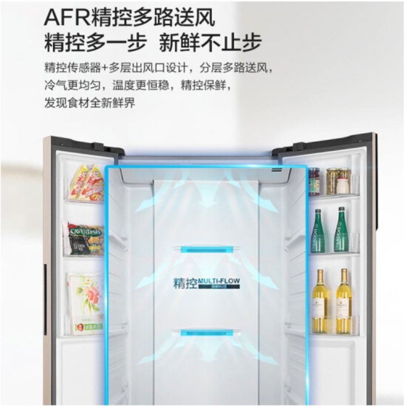 海尔(Haier)536升BCD-536WDEB对开门节能冰箱