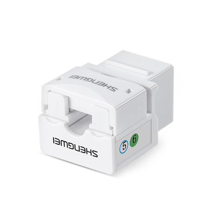 胜为(shengwei)SIM-501超五类信息模块非屏蔽工程级RJ45镀金CAT5E模块20只起订