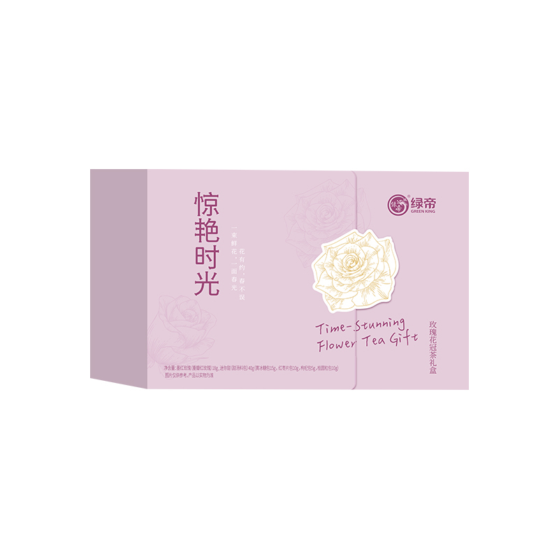 绿帝惊艳时光 玫瑰花冠茶 58g高清大图