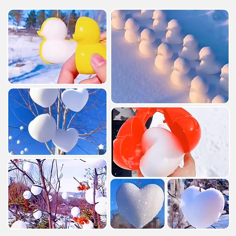 儿童玩雪工具夹雪球神器挖雪打雪仗摸具 恐龙雪夹34cm/1个高清大图