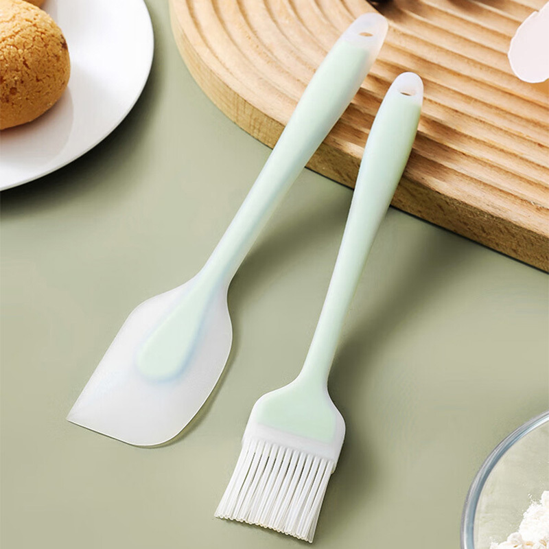 MAXCOOK美厨烘焙两件套MCPJ3461中号刮刀油刷清新绿高清大图