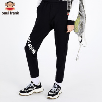 Paul Frank/大嘴猴品牌LOGO印花宽松显瘦运动九分裤