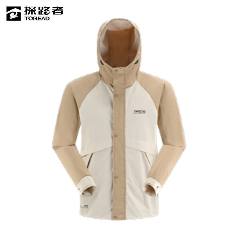 探路者 男式连帽旅行外套 TAEEAM81503-G28G/件高清大图