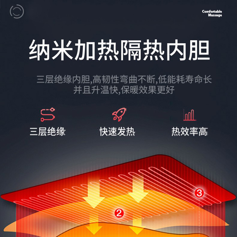 英国sweetclean智能气压护膝按摩器F-01充电款 灰色高清大图