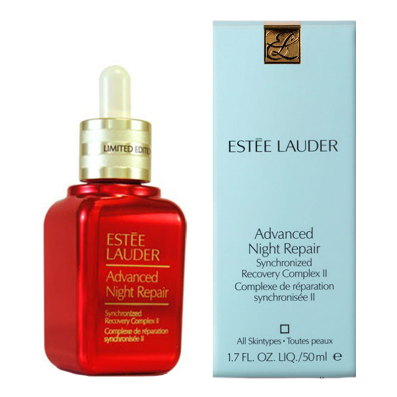 雅诗兰黛(Estee Lauder) 润修护肌透精华露(第六代小棕瓶) 50ml-开春樱桃红限定版 任何肤质 通用