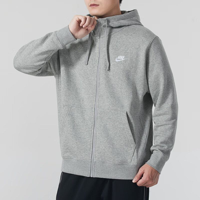 耐克(NIKE)加绒外套男士新款运动服连帽防风衣休闲服保暖夹克BV2646-063 ZP
