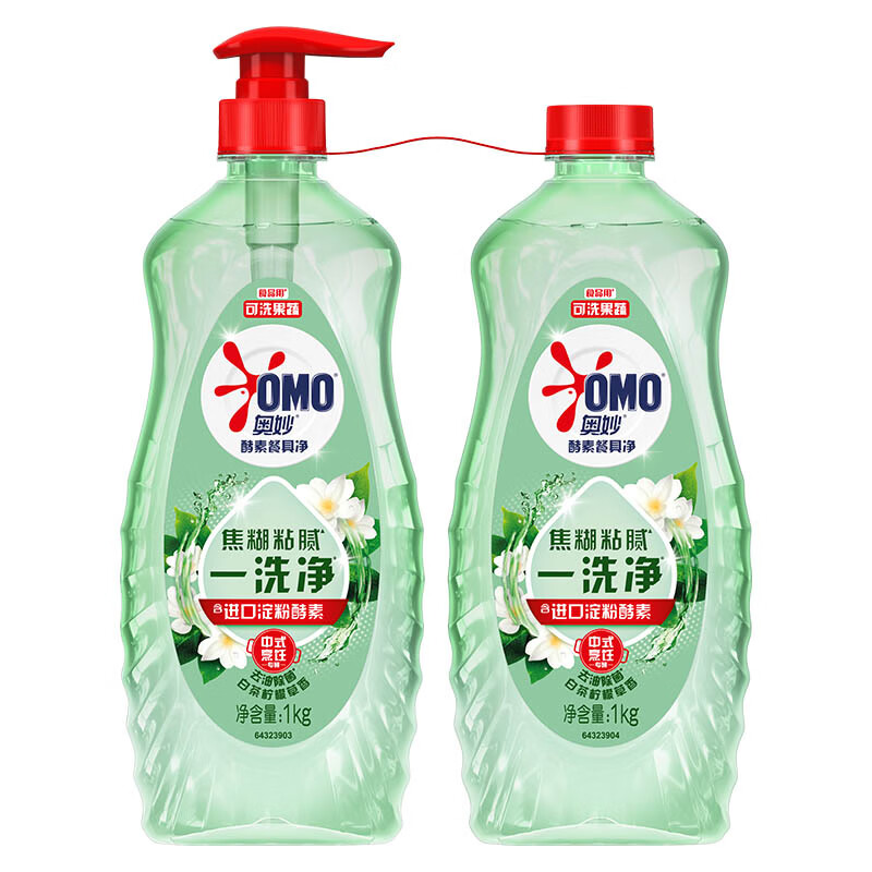 奥妙 酵素餐具净 白茶柠檬草香型 1KG*2