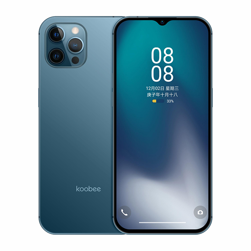 koobee/酷比P70 6GB+64GB 雾海蓝 大内存全面屏智能手机曲面千百元便宜超薄大屏4G游戏安卓学生价老年人手机