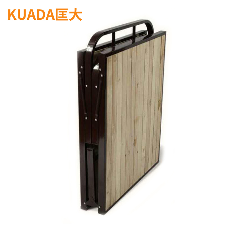匡大 折叠单人床实木钢架午休床KDC113