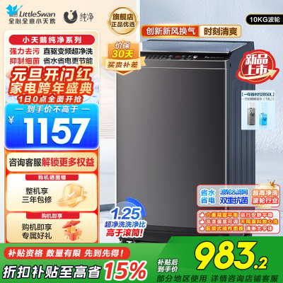 小天鹅10KG 波轮洗衣机TB100V26DT