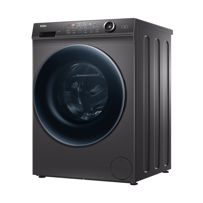 海尔洗衣机g100268bm12su1玉墨银10公斤直驱变频电机滚筒洗衣机