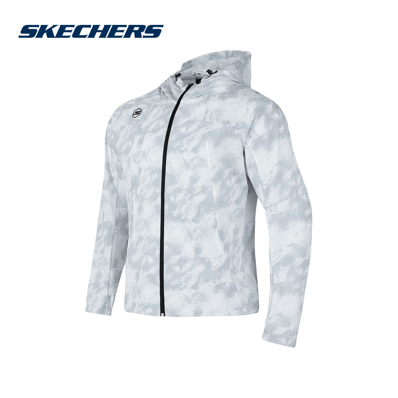 SKECHERS斯凯奇2024秋男梭织外套户外休闲运动舒适 P324M022-048K