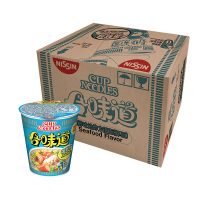 中国香港Cup Noodles合味道杯面 方便面 海鲜味75g*24/箱 方便速食杯面泡面开杯乐