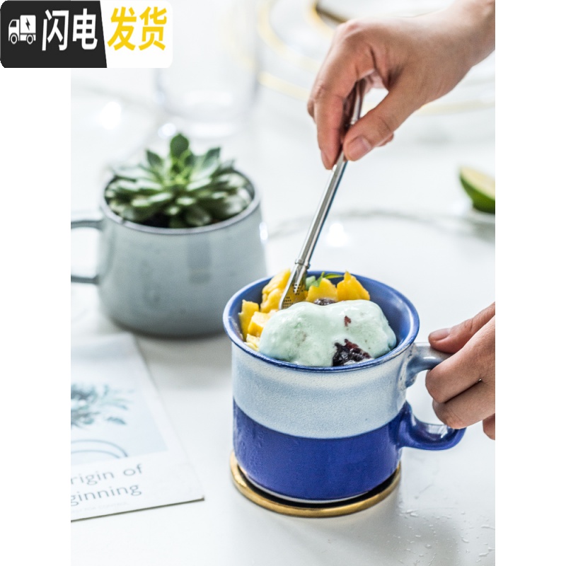三维工匠马克杯创意陶瓷杯家用水杯大容量简约情侣杯咖啡杯学生杯子高清大图