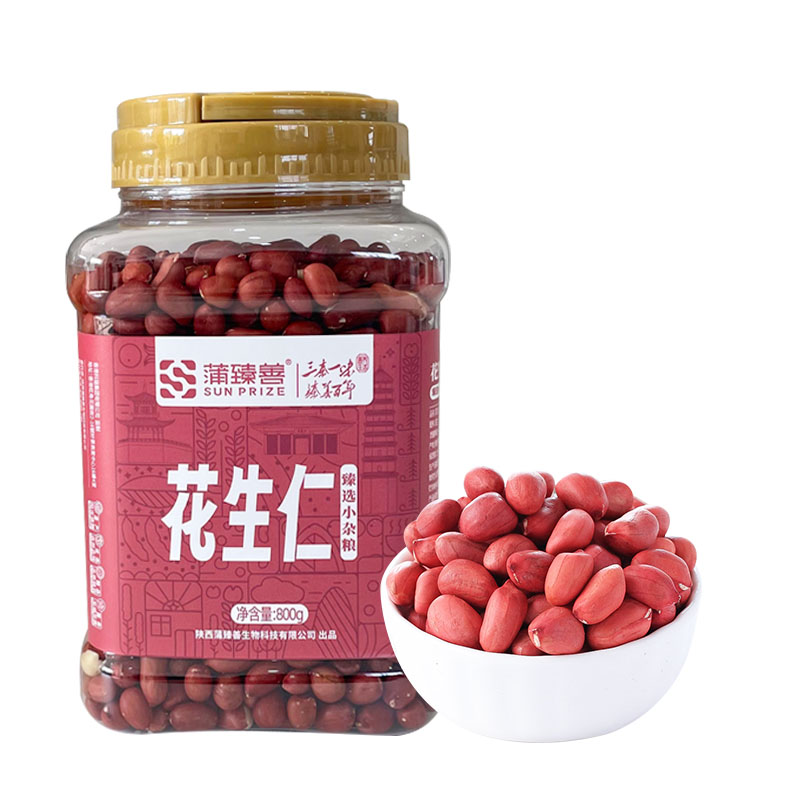 蒲臻善花生精拣原生谷物好料温润醇香适配多种家常吃法800g