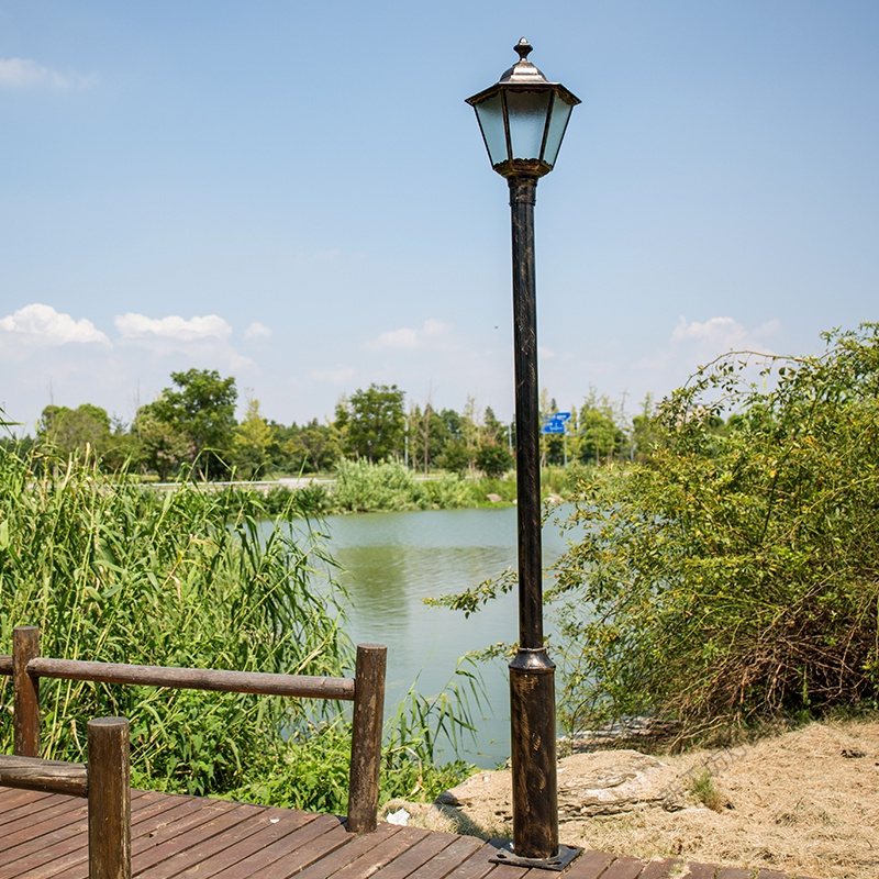 苏宁放心购 太阳能庭院灯路灯室外小区防水路灯2.5米3.