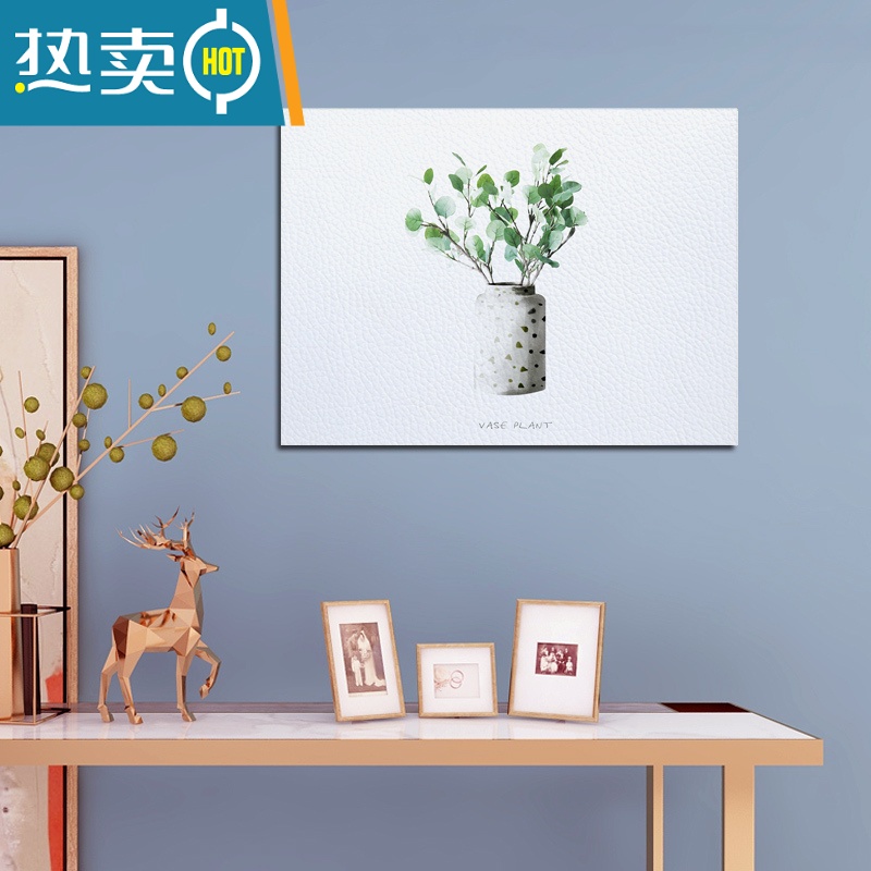 敬平北欧小清新电表箱装饰画电源开关花卉无框皮革隐形画墙壁电闸挂画装饰画 羽毛白色清秀古雅 宽50CM*高40CM其他类型独立