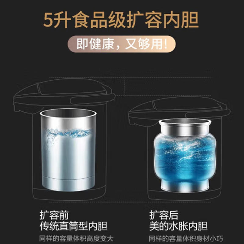 美的(Midea)电热水瓶 MK-PF709-50T高清大图