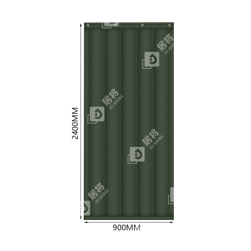 居将 牛津布棉门帘保暖保温门帘防风防寒 绿色900*2400高清大图