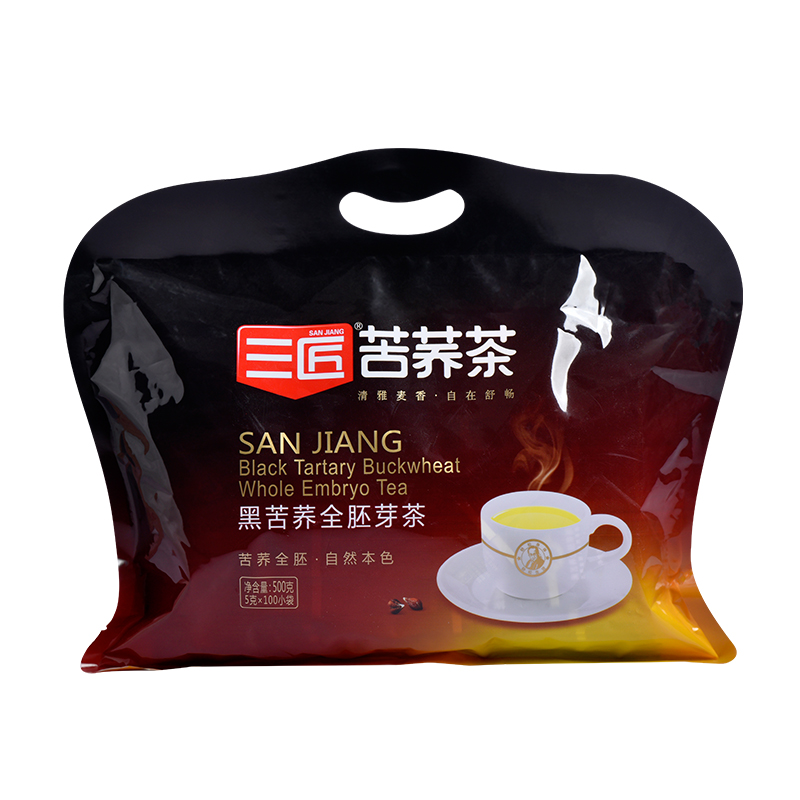 三匠 黑苦荞全胚芽茶500g*2