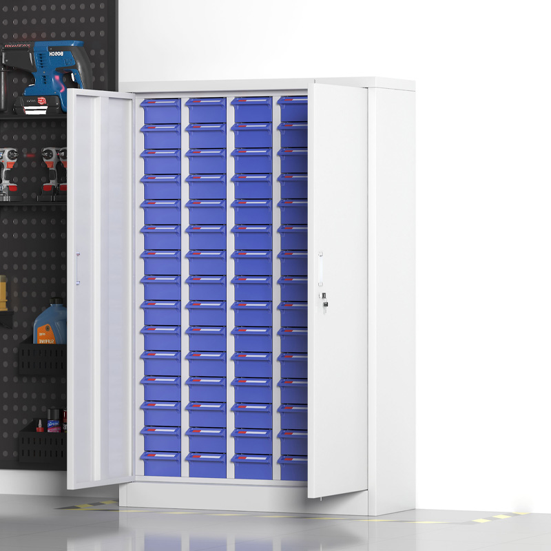 臻远 ZYLJG-W22 零件柜 75抽蓝色带门中号 811*280*1202高清大图