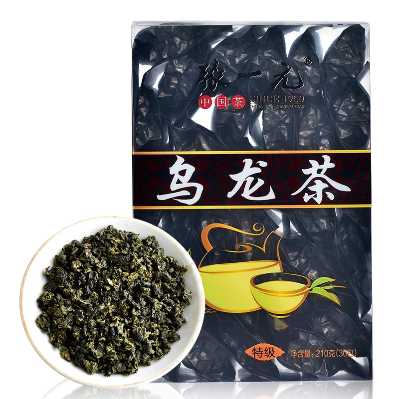 张一元 特级安溪乌龙茶210g/盒*2 PVC包装 福建茗茶 乌龙茶茶叶高清大图