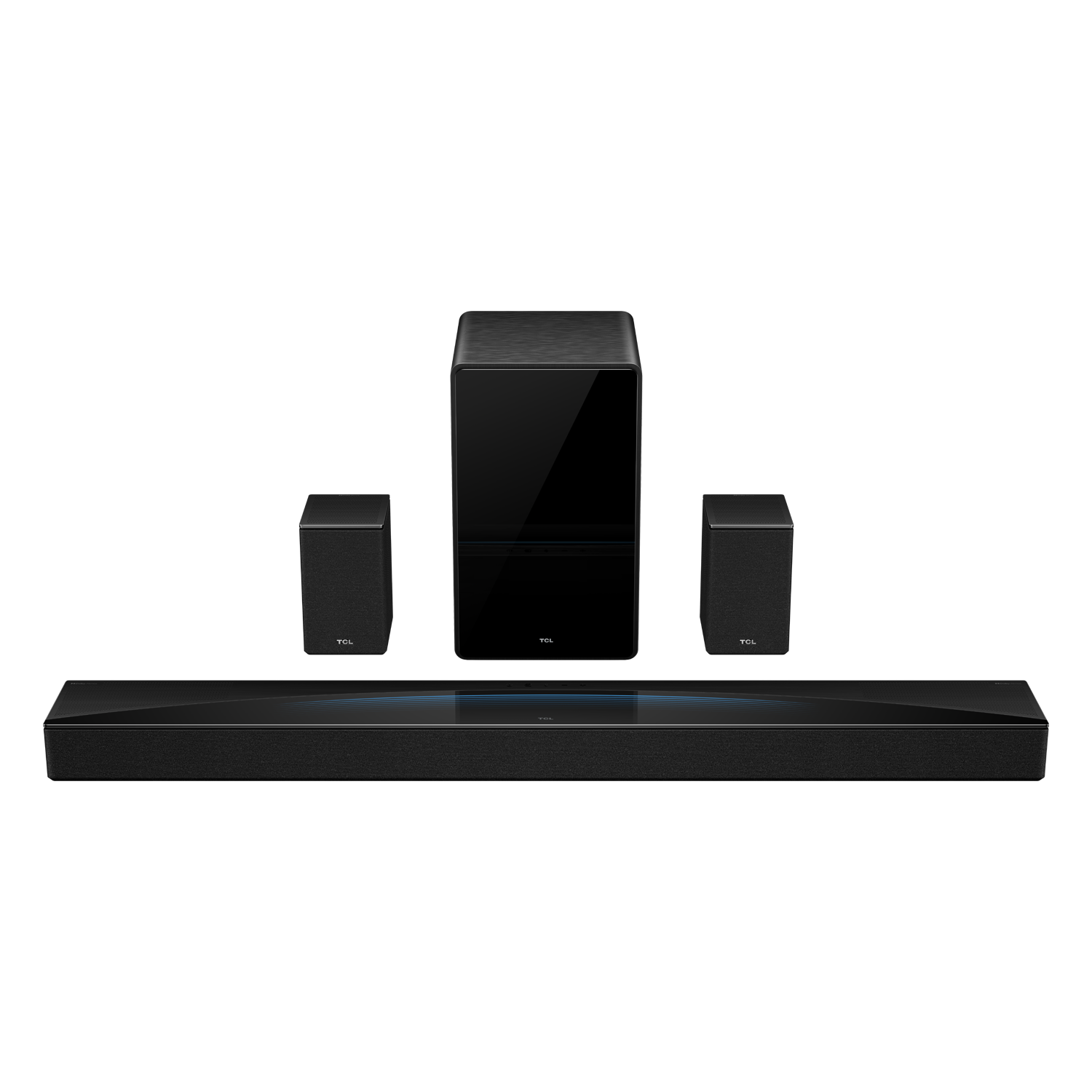 回音壁音响Q85H 7.1.4物理环绕声道全向声弧 T和弦家庭影院电视长条蓝牙音箱+低音炮+卫星音箱套装