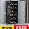 鞋架子简易多层鞋柜家用实木头家具口鞋柜收纳架防尘柜子储物柜 [升级款]单排6层木纹